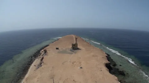 The view from the lighthouse of Big Brother Stock Footage 33531692