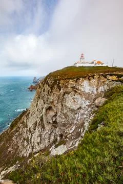 A view of the lighthouse from Cape Rock Stock Photos