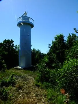 The view of the lighthouse Stock Photos