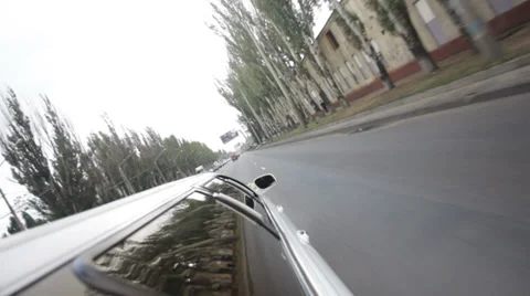 View from limousine window Video stock 32848113
