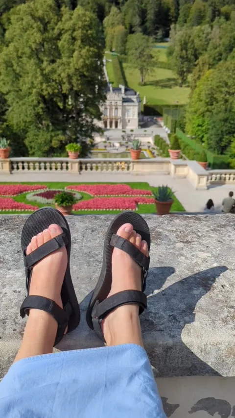 View on the Linderhof Palace Stock Footage 259313921