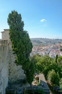 View from Lisbon Castle Stock Photos