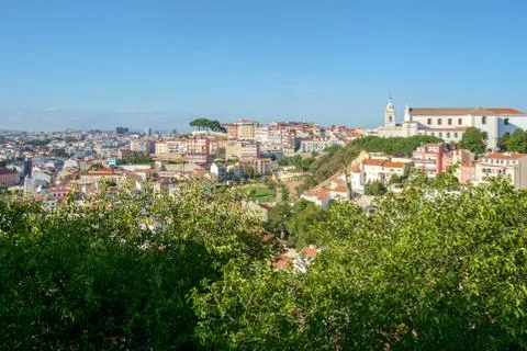 View from Lisbon Castle Foto stock