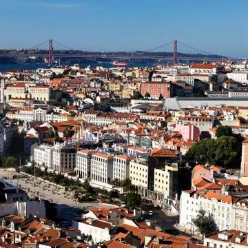 View of lisbon Stock Photos