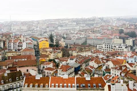 A view of lisbona Foto stock