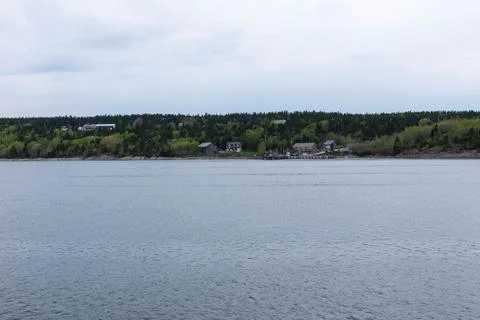 View of L’Isle-Verte Stock Photos