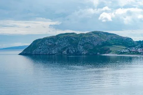 View of Little Orme, North Wales Stock Photos