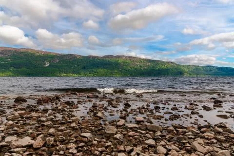 View of Loch Ness 스톡 사진