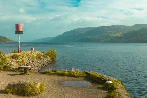 A view of Loch Ness Fotos Stock