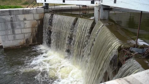 View of Locks 1 to 8 in Ottawa Stock Footage 133849843