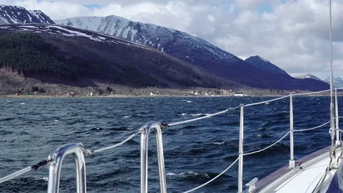View on Lofoten islands Stock-Footage 117432733