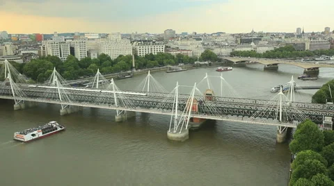 View from London Eye Stock Footage 40764071