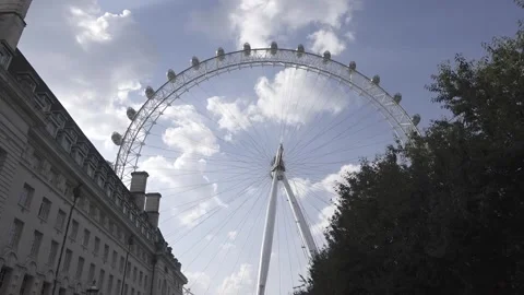 View of the London Eye Stock Footage 292911797