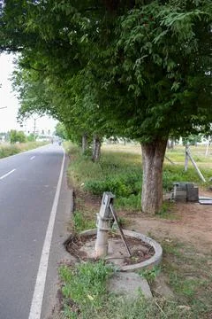 View of a long road Stock Photos