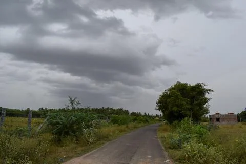 View of a long road Stock Photos