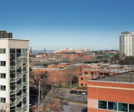 View looking north Stock Photos