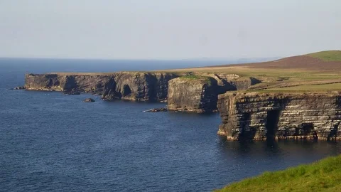 View from Loop Head Lighthouse - Ireland Video stock 75737462