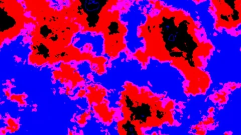 View of the looping animation. Neon abst... | Stock Video | Pond5