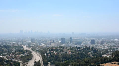 View of Los Angeles Stock Footage 40367263