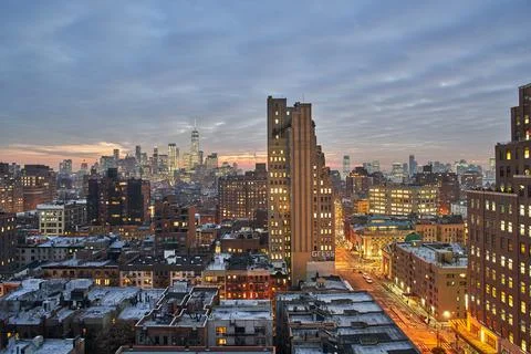 View of the Lower Manhattan Stock Photos