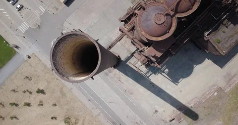 View of the lower Vitkovice district in Ostrava, Czech Republic. Vidéo 121400554