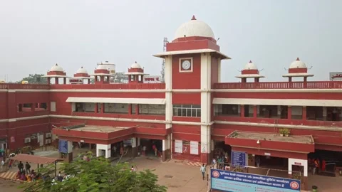 View of Lucknow railway station. Stock Footage 161189650