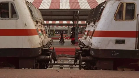 View of Lucknow railway station. Stock Footage 161191445
