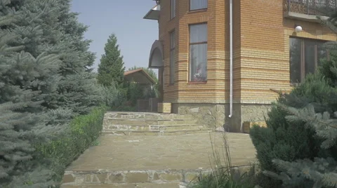 View of Luxury House Stock Footage 65832223