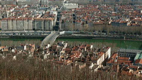 View of Lyon Stock Footage 104103601