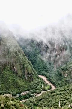 View From Machu Picchu Stock Photos