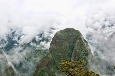 View From Machu Picchu Stock Photos