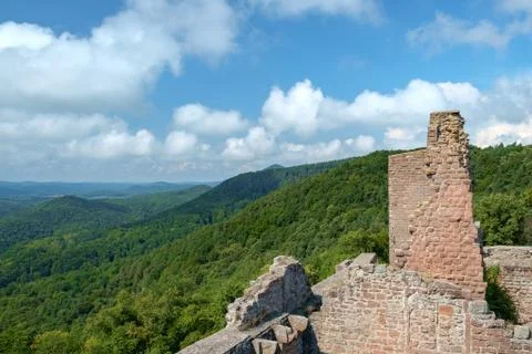 View from Madenburg Castle Stock Photos