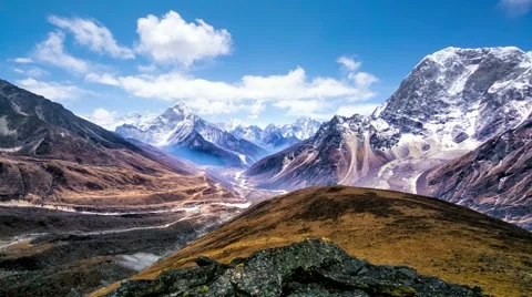 View of the magical Himalayas. Stock Footage 64900306