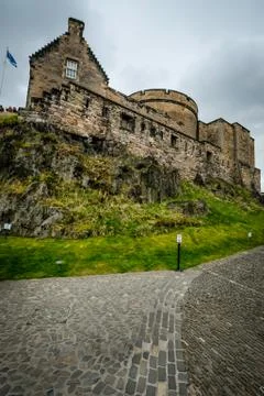 View of main building from the inside of the Edinburgh Castle, in Scotland, U Stock Photos