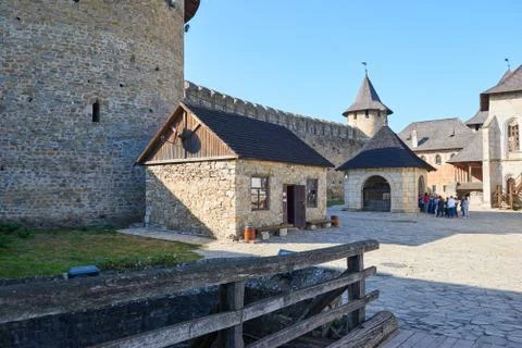 View from main courtyard Stock Photos