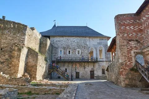 View from main courtyard Foto stock