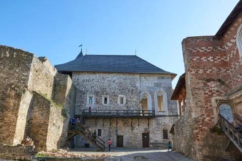 View from main courtyard Stock Photos
