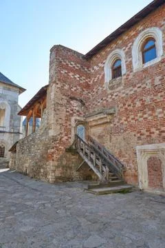 View from main courtyard Stock Photos