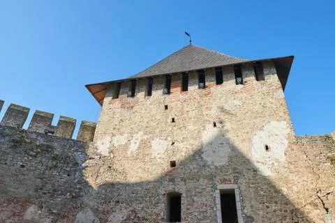 View from main courtyard Stock Photos