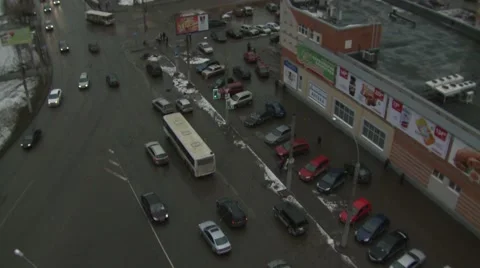 View of the main line from above. Vídeos de archivo 48845403
