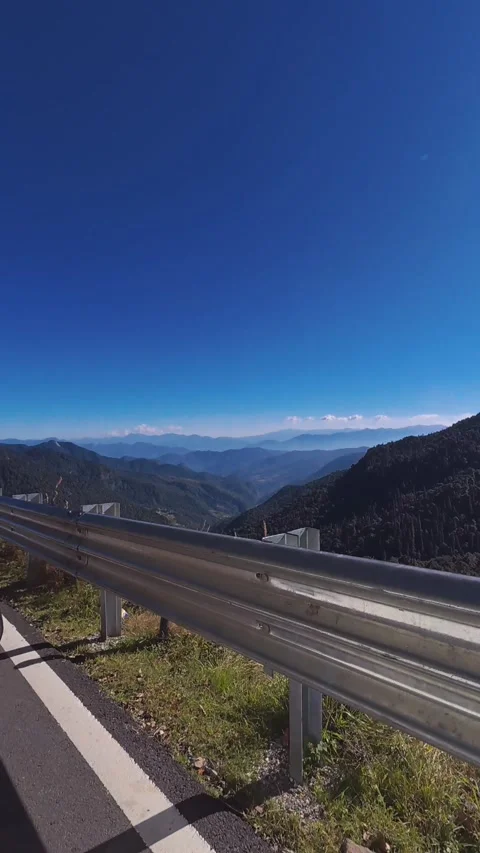 View of Majestic Himalayan Mountain Range in Chopta, Uttarakhand, India Stock Footage 325906121