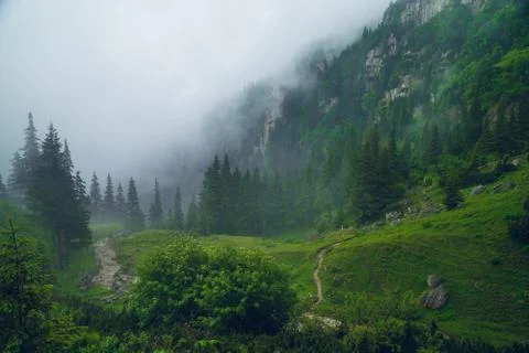 View from Malaesti Chalet Stock Photos