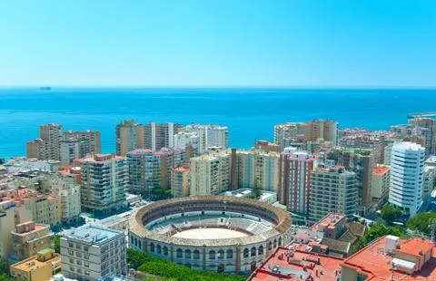 View of Malaga. Stock Photos