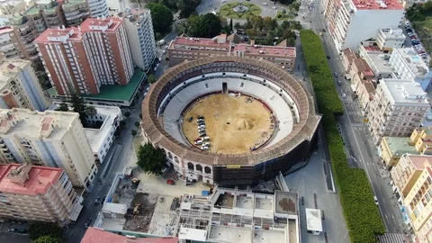 View of Malaga, Spain Stock Footage 101528809