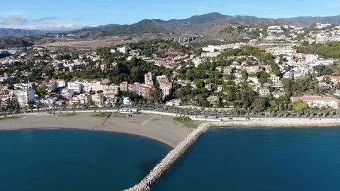 View of Malaga, Spain Stock Footage 101530585