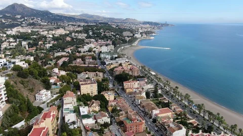 View of Malaga, Spain Stock Footage 101533469