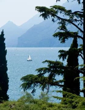 View from malcesine Stock Photos