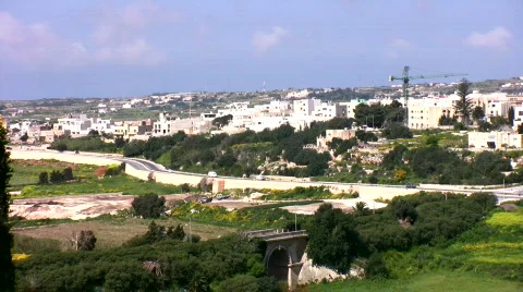 View of Malta Stock Footage