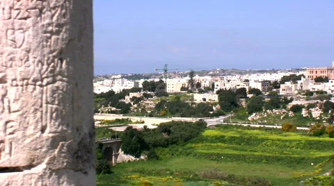 View of Malta Stock Footage