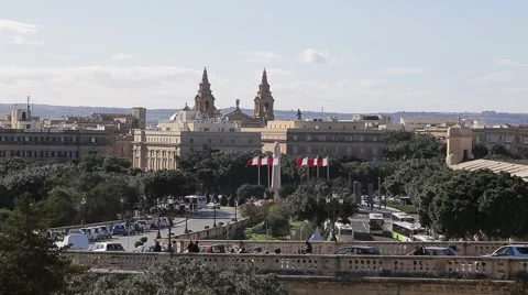 The View of Malta's Capital Valetta Stock Footage 59580586